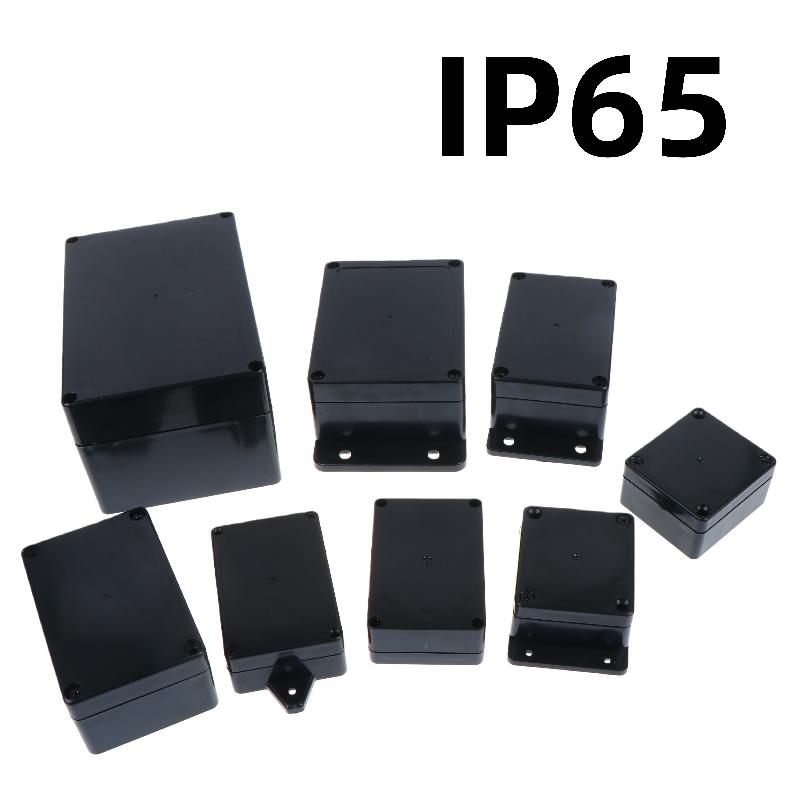 Outdoor Power Outlet Box - Neue 1/3-teilige Kunststoff-Elektronikgehäuse IP65 Wasserdichte Schwarze