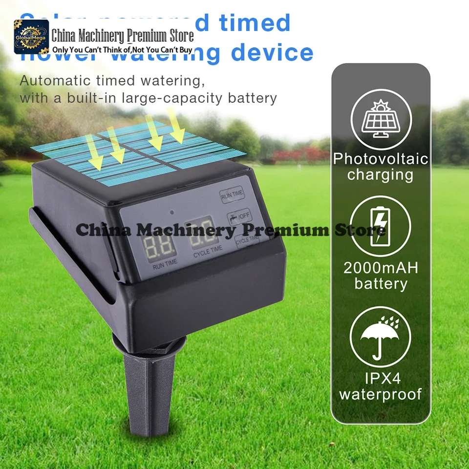 Outdoor Power With Timer - Neuer Solarbetriebener Bewässerungstimer Automatisches Gartenbewässerungssystem für