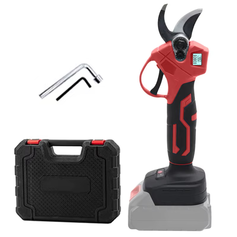 Garden Shredder Chipper - Kabellose elektrische Gartenschere, bürstenloser Akku-Gartenschneider, kompatibel