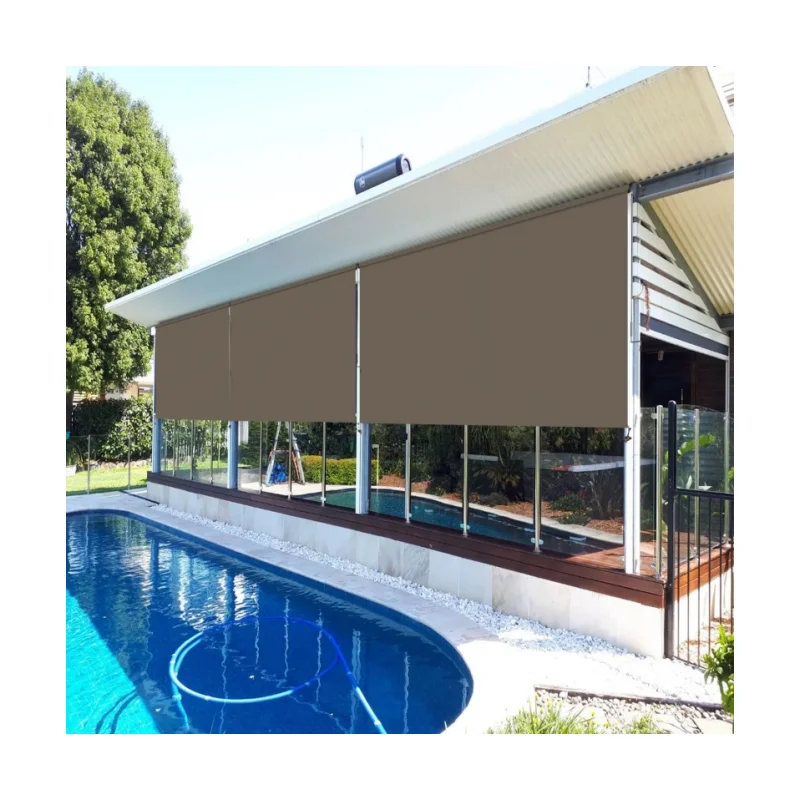 Outdoor Power Blinds - 2026 Hochwertige Batteriebetriebene Wind- und Wasserdichte