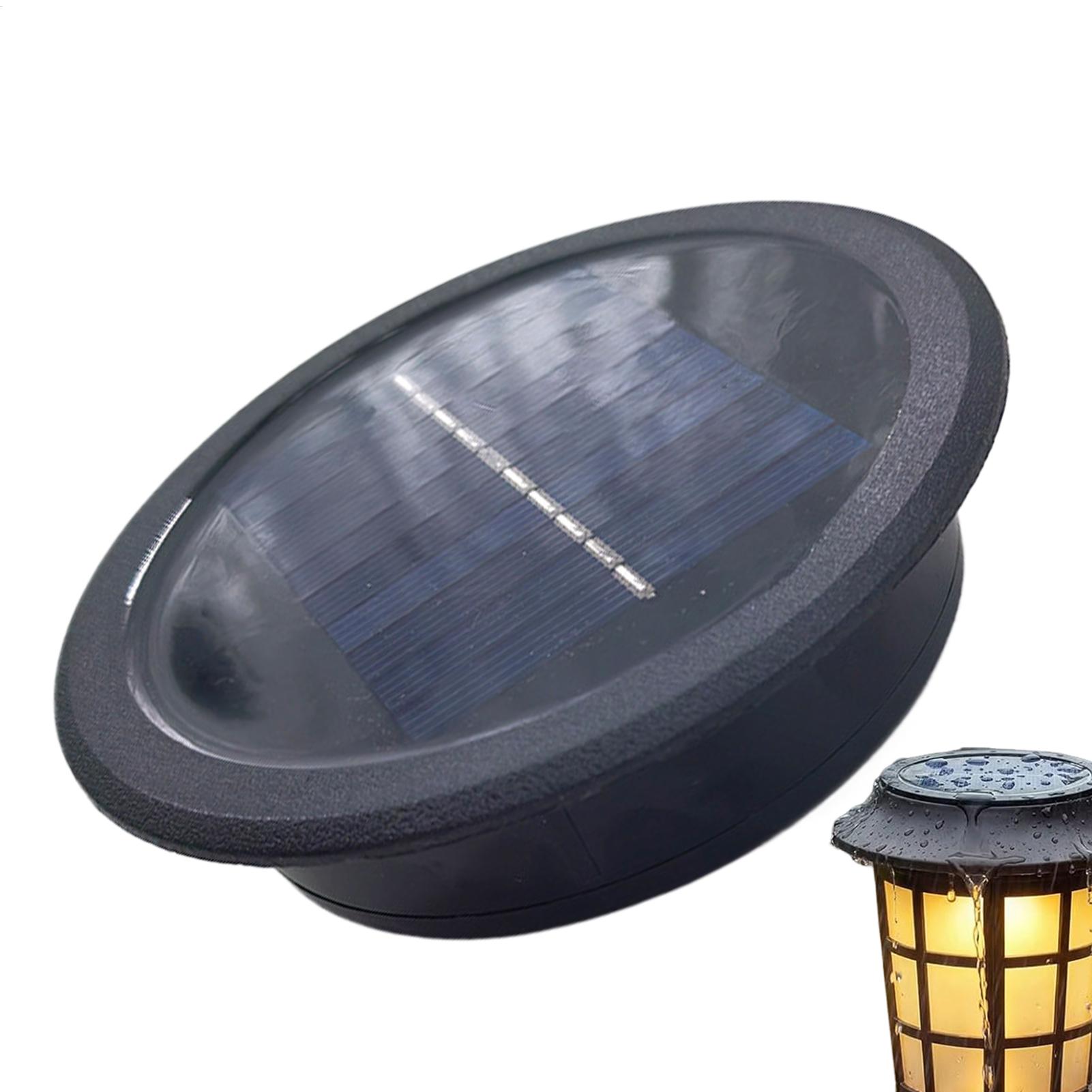 Outdoor Power Lead Cover - Wasserdichter Ersatzdeckel für Solarleuchten, LED-Solarpanel-Laternendeckel, Solarlampen-Oberabdeckung