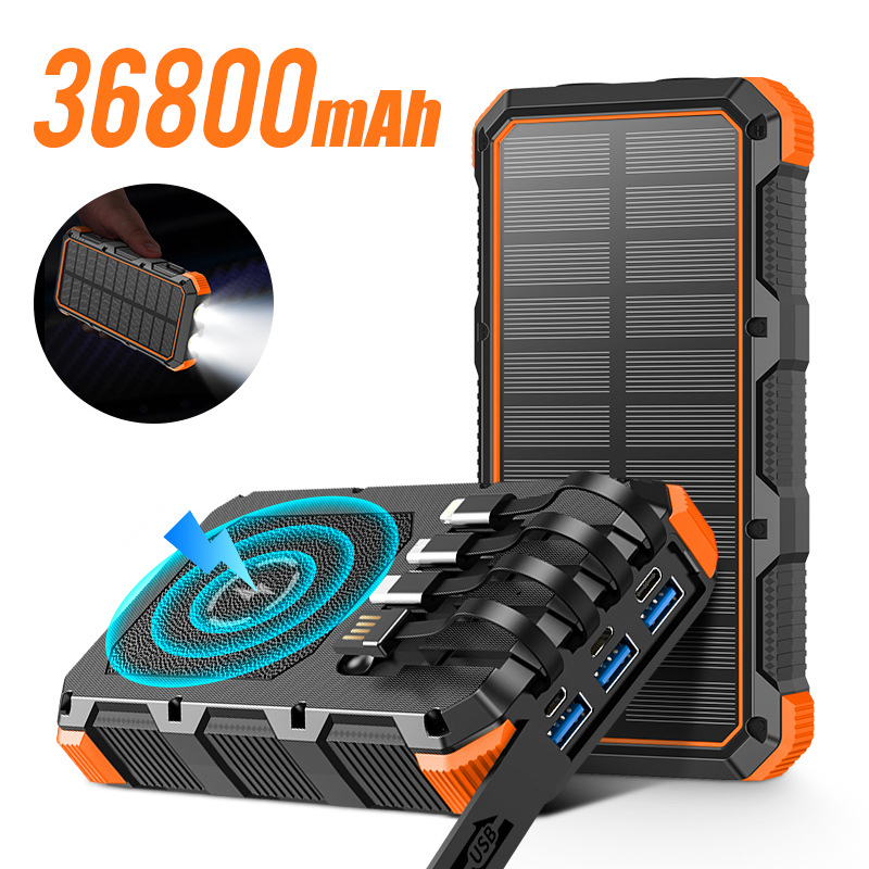 Xiaomi Outdoor Power Supply - Solar Power Bank 36800mAh mit Kabel
