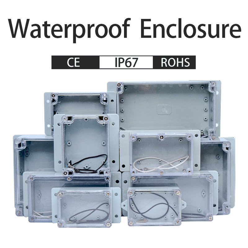 Outdoor Power Supply Box - IP67 Kunststoff Transparent Box Wasserdichtes Gehäuse