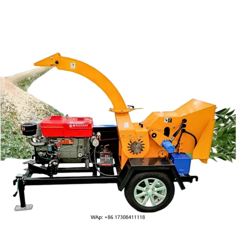 Garden Shredder Chipper - Holzschredder mit Raupenfahrwerk 32 PS 55