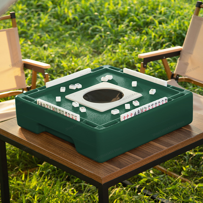 Outdoor Power Blinds - Für Mahjong-Blindbox, Mini-Mahjong-Steine, nicht-elektrische Desktop-Mahjong-Maschine, Reise-Wohnheim,