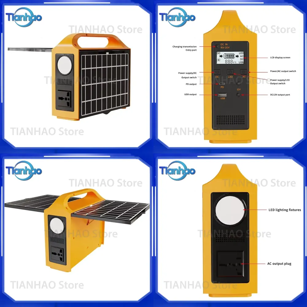 Outdoor Uninterruptible Power Supply - 200W Multifunktions-Solarstromgenerator für unterbrechungsfreie Stromversorgung im