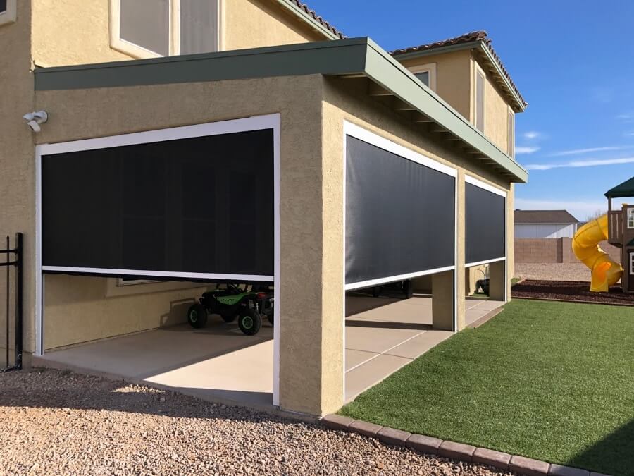 Maßgefertigte Cortina Terraza  – Outdoor Power Blinds Bewertung und Preis