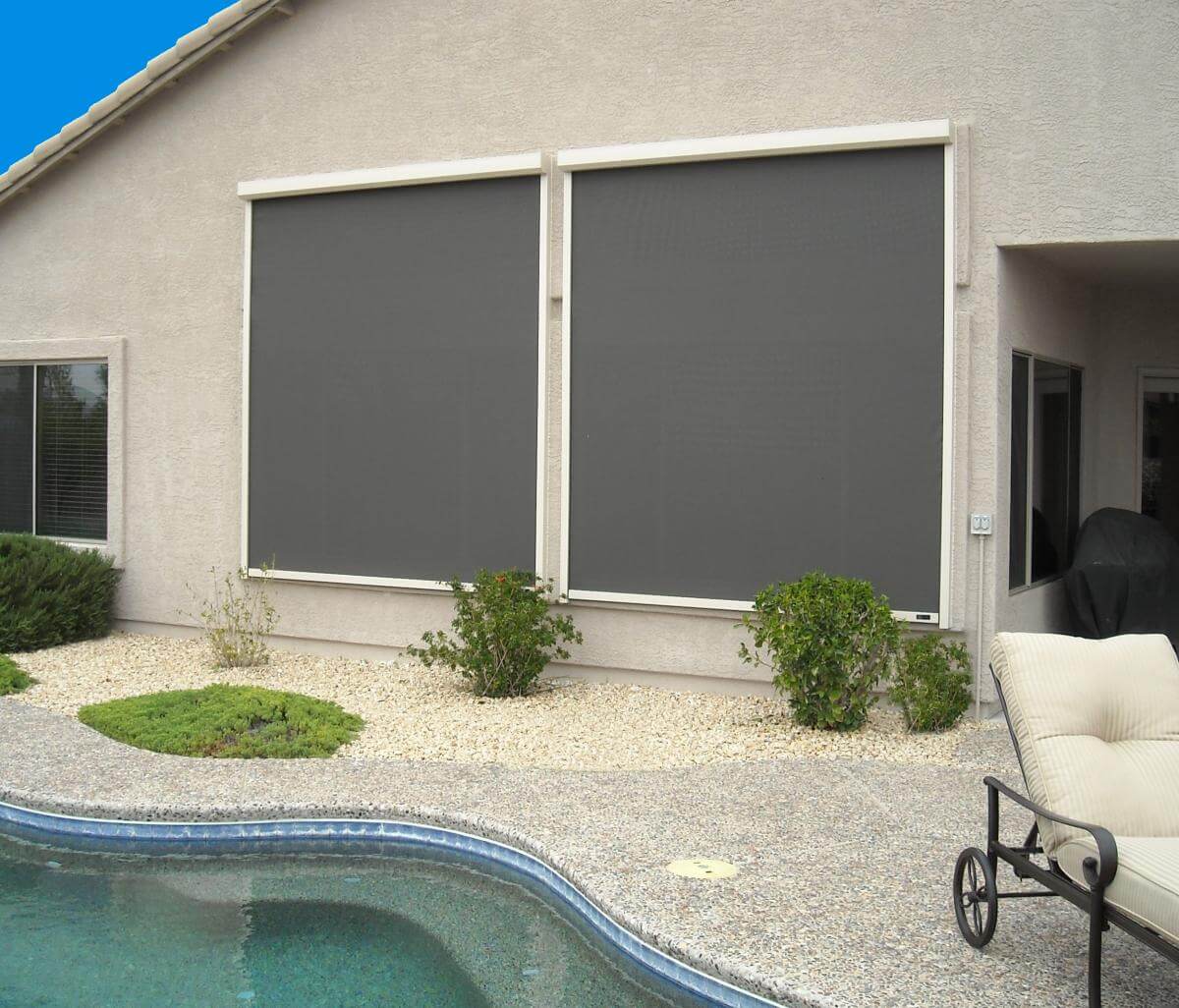 Maßgefertigte Cortina Terraza  – Outdoor Power Blinds Bewertung und Preis