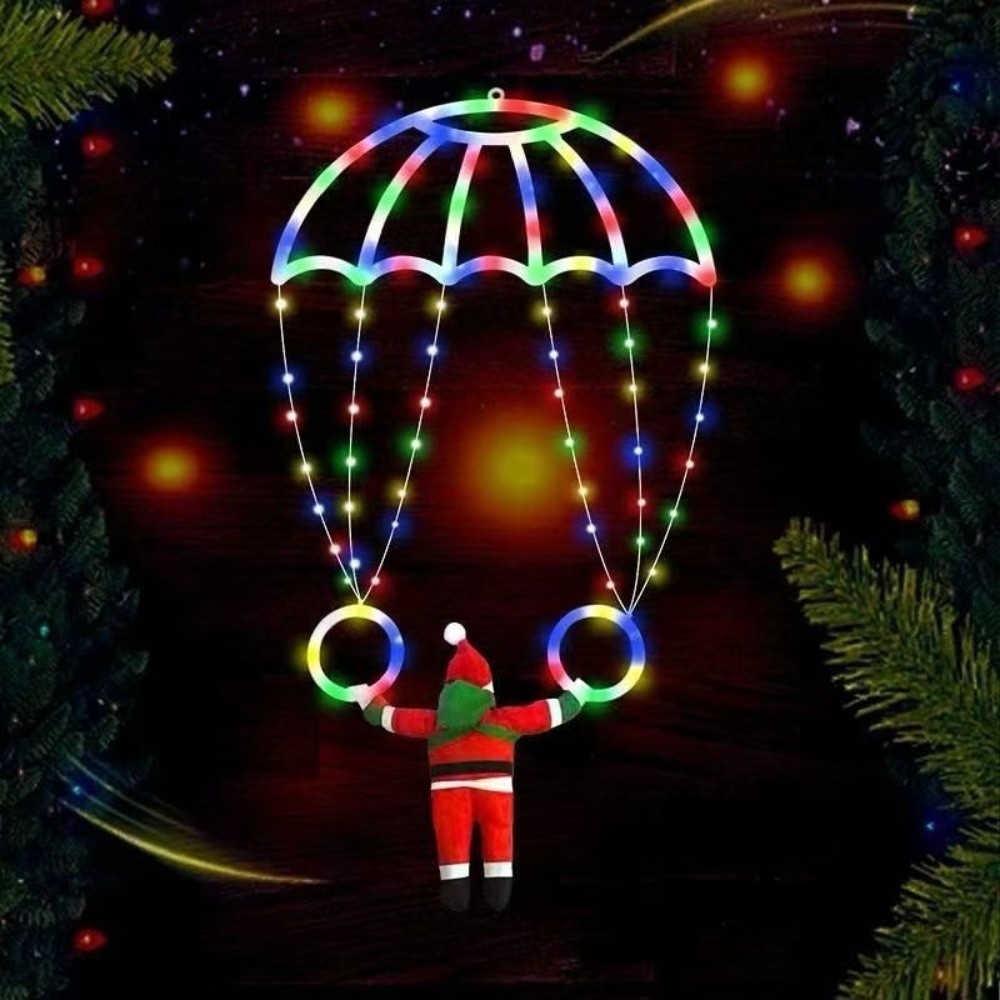 LED-Weihnachtsmann-Fallschirml – Outdoor Power For Christmas Lights Bewertung und Preis