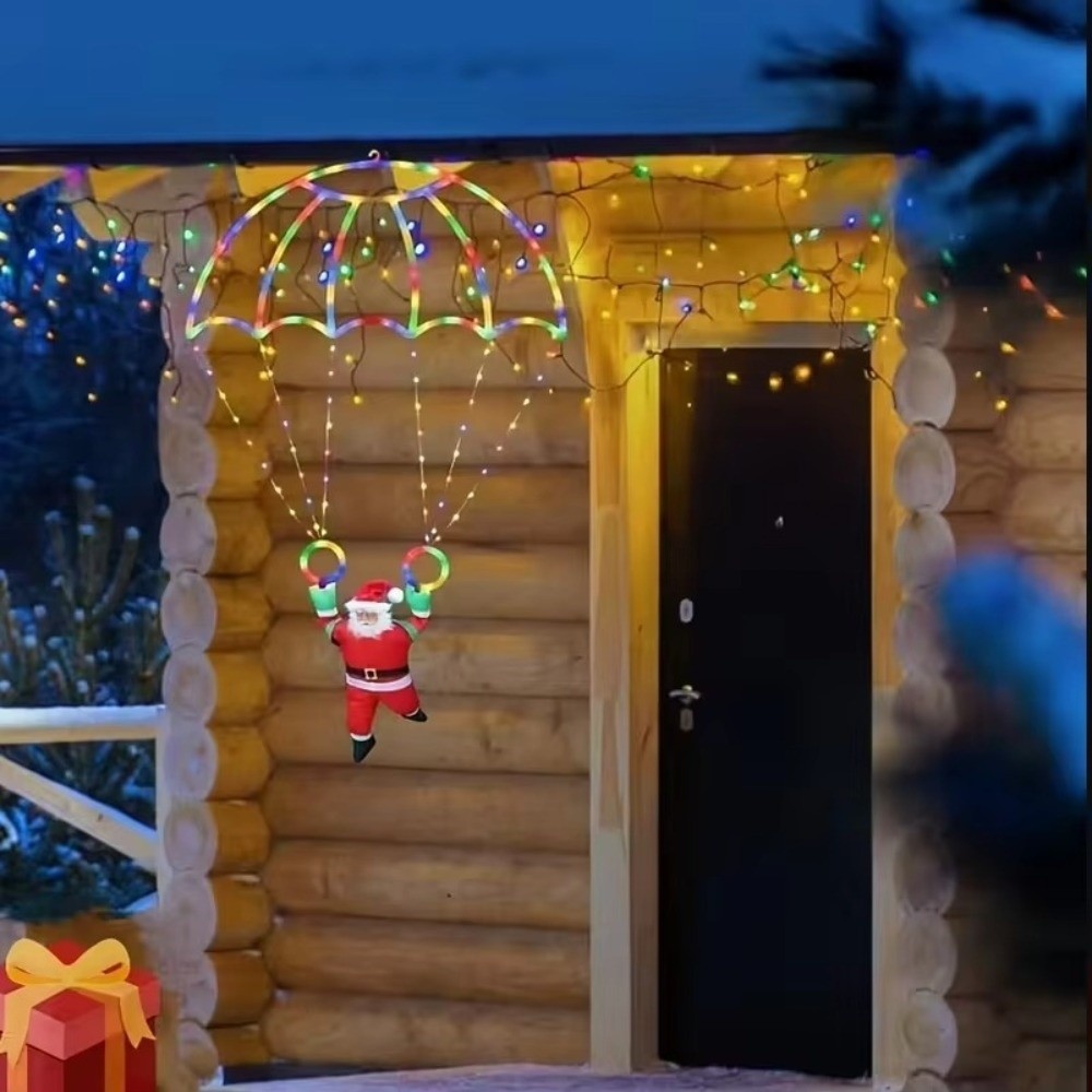 LED-Weihnachtsmann-Fallschirml – Outdoor Power For Christmas Lights Bewertung und Preis