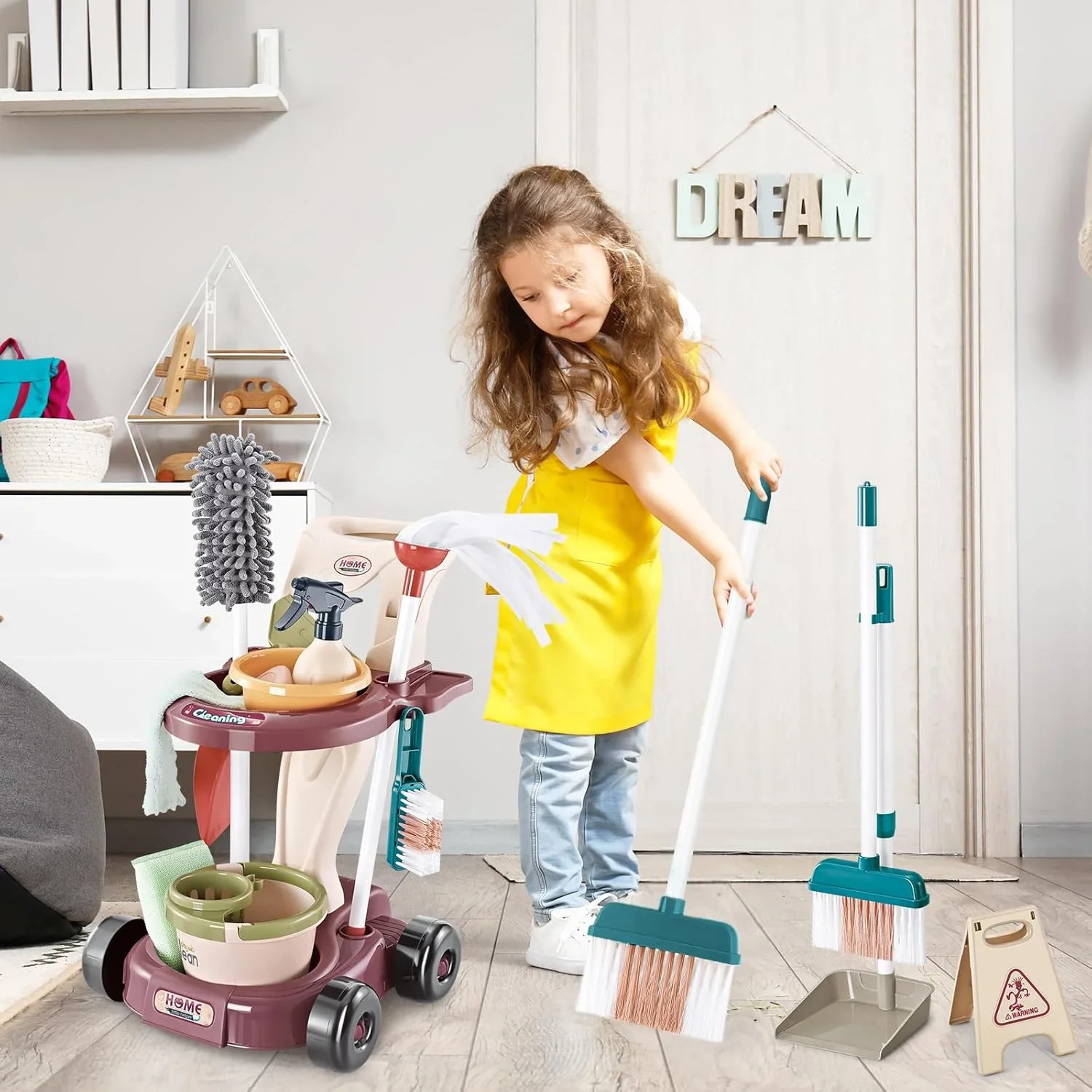 Kinder Reinigung Spielzeug Set – Outdoor Power Broom Bewertung und Preis