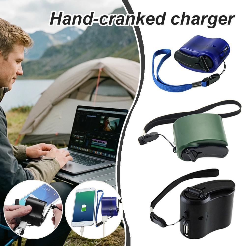 Handkurbel-USB-Notladegerät, B – Outdoor Power Pack Bewertung und Preis