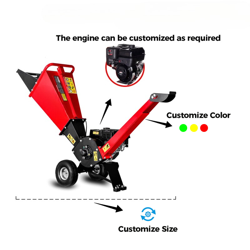 Motorbetriebener Holzhäcksler/ – Garden Shredder Chipper Bewertung und Preis
