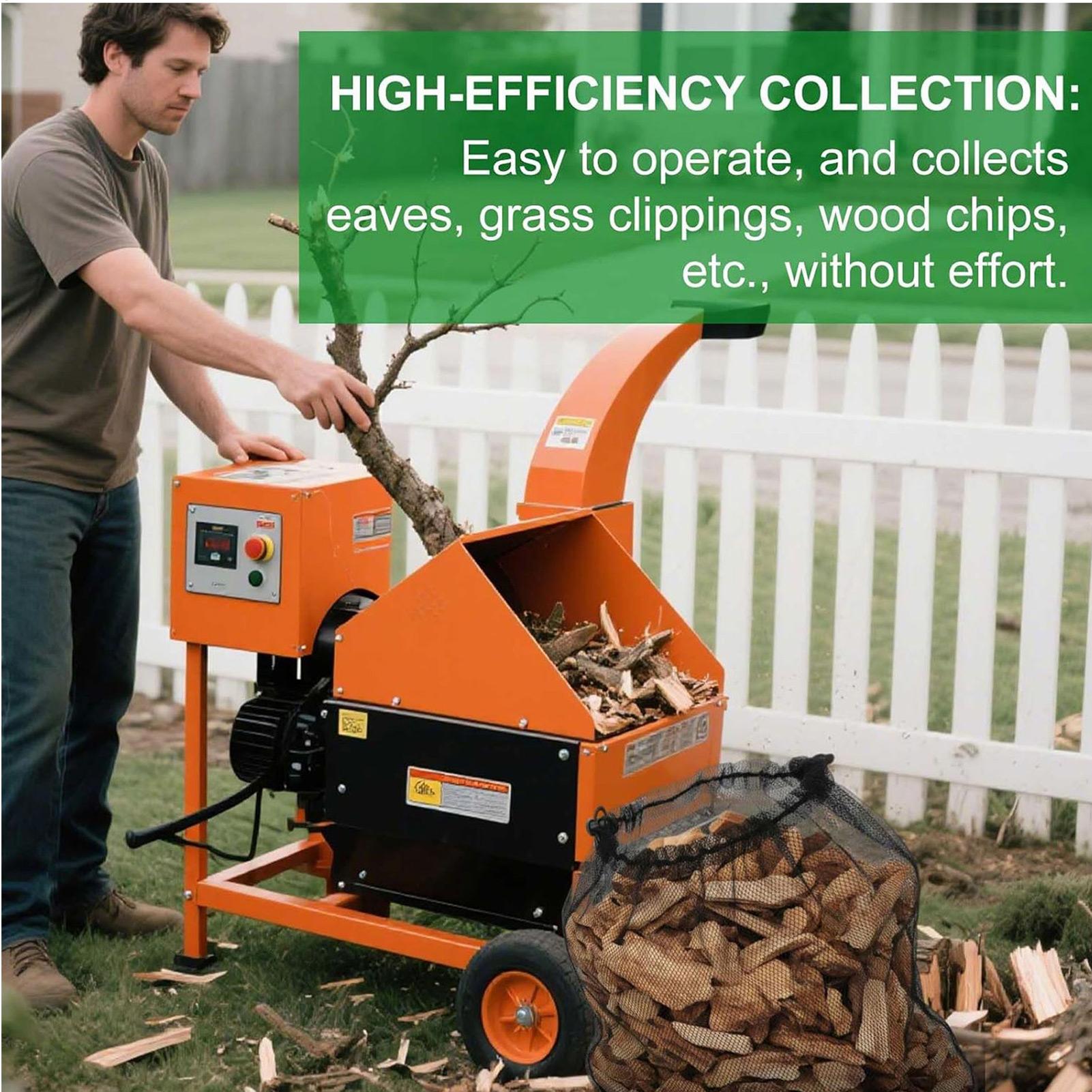 Sammeltasche für Holzspäne, Ne – Garden Shredder Chipper Bewertung und Preis