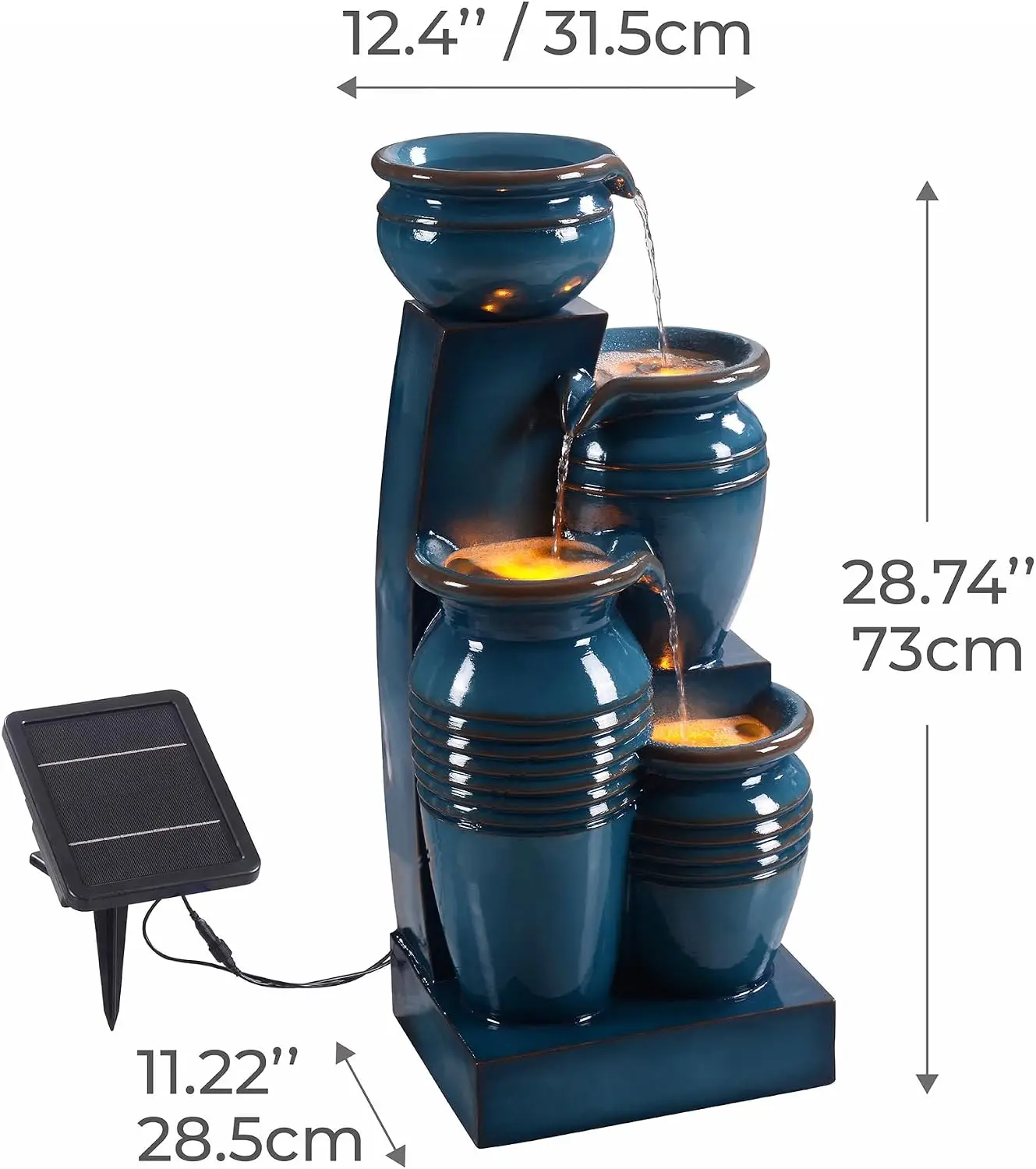 28,7 Zoll großer, 4-stufiger,  – Outdoor Power Source Bewertung und Preis