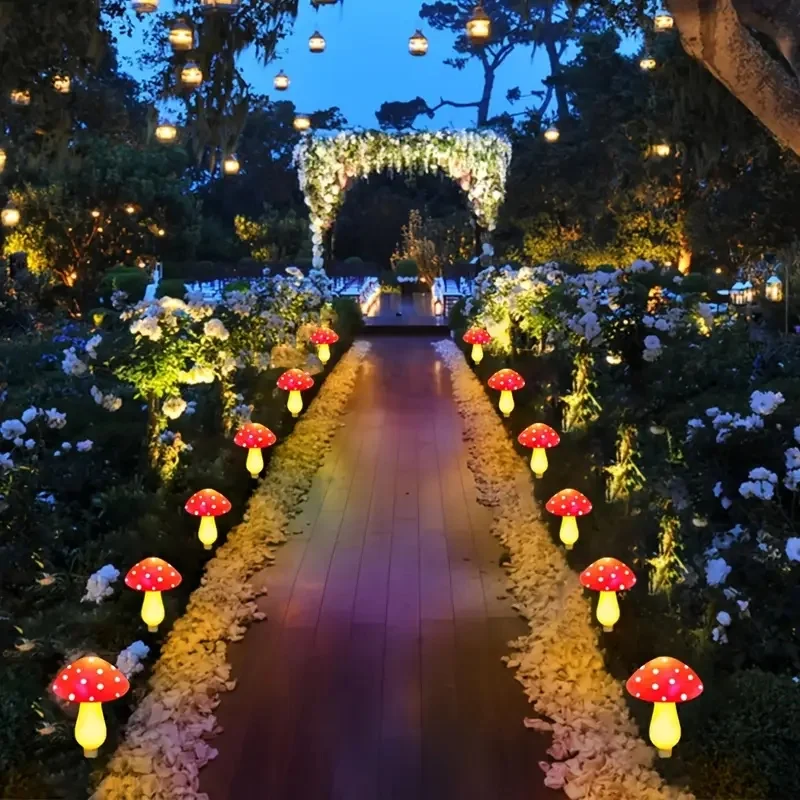 Solarbetriebene LED-Pilzlichte – Outdoor Power For Christmas Lights Bewertung und Preis