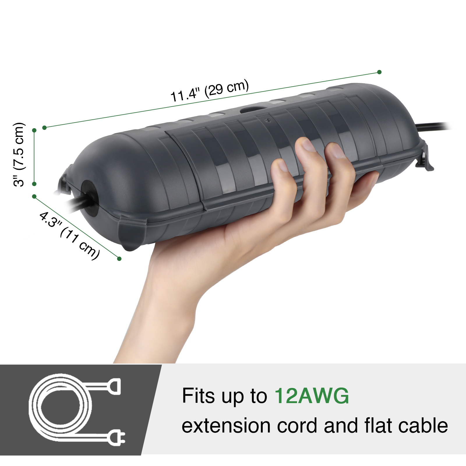 Wasserdichte Verbindungskasten – Outdoor Power Lead Cover Bewertung und Preis