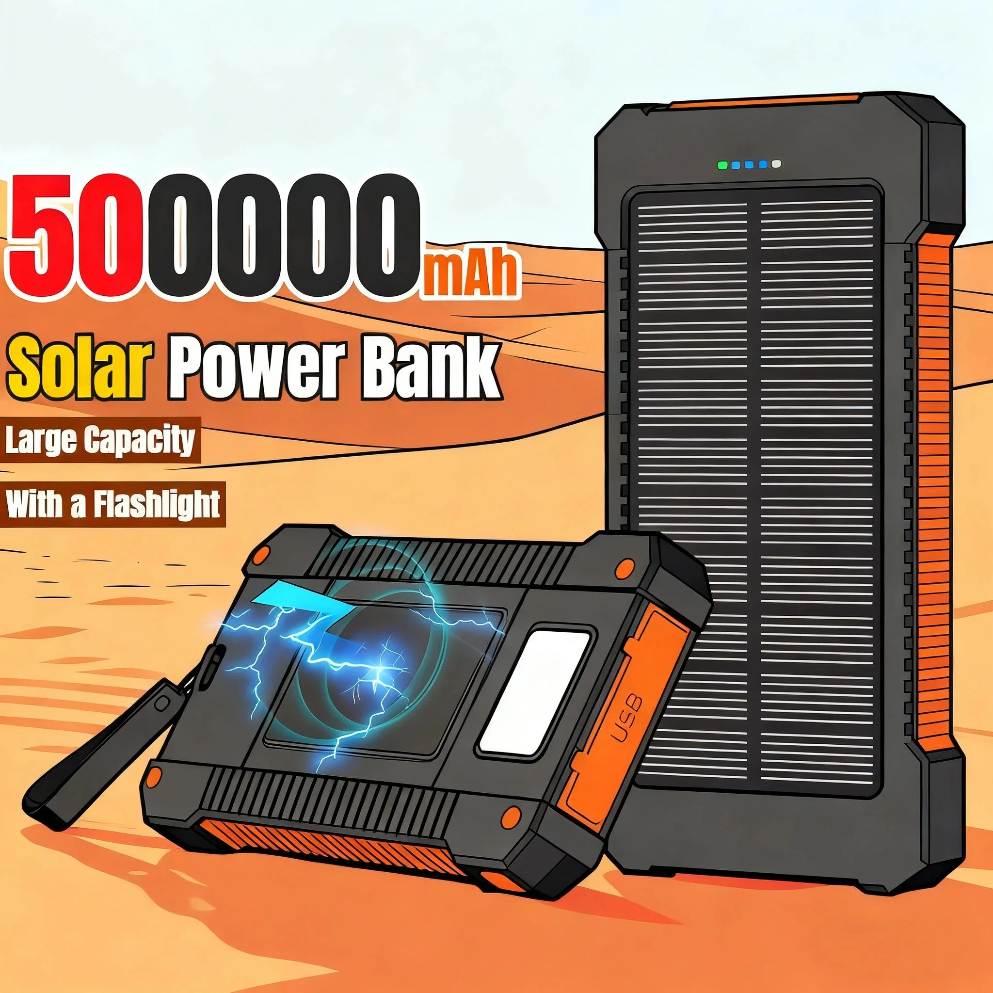 500000 mAh Solar Power Bank Gr – Xiaomi Outdoor Power Supply Bewertung und Preis